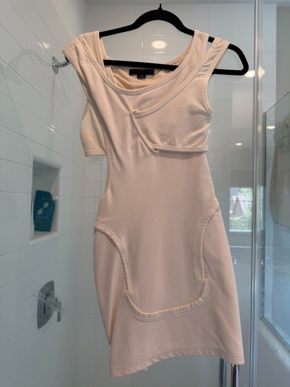 Alexander Wang Ponte Cut Out Mini Dress